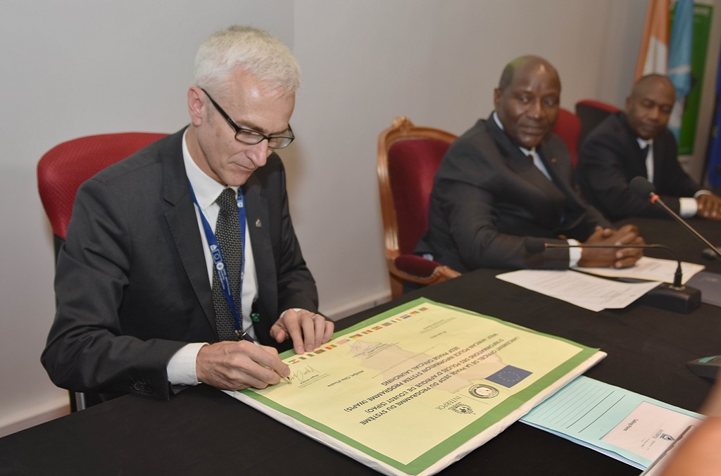 WAPIS 3EDF Phase ceremony of signature, 26 June 2018, Abidjan (Côte d’Ivoire)